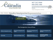 Tablet Screenshot of cascadialawalaska.com